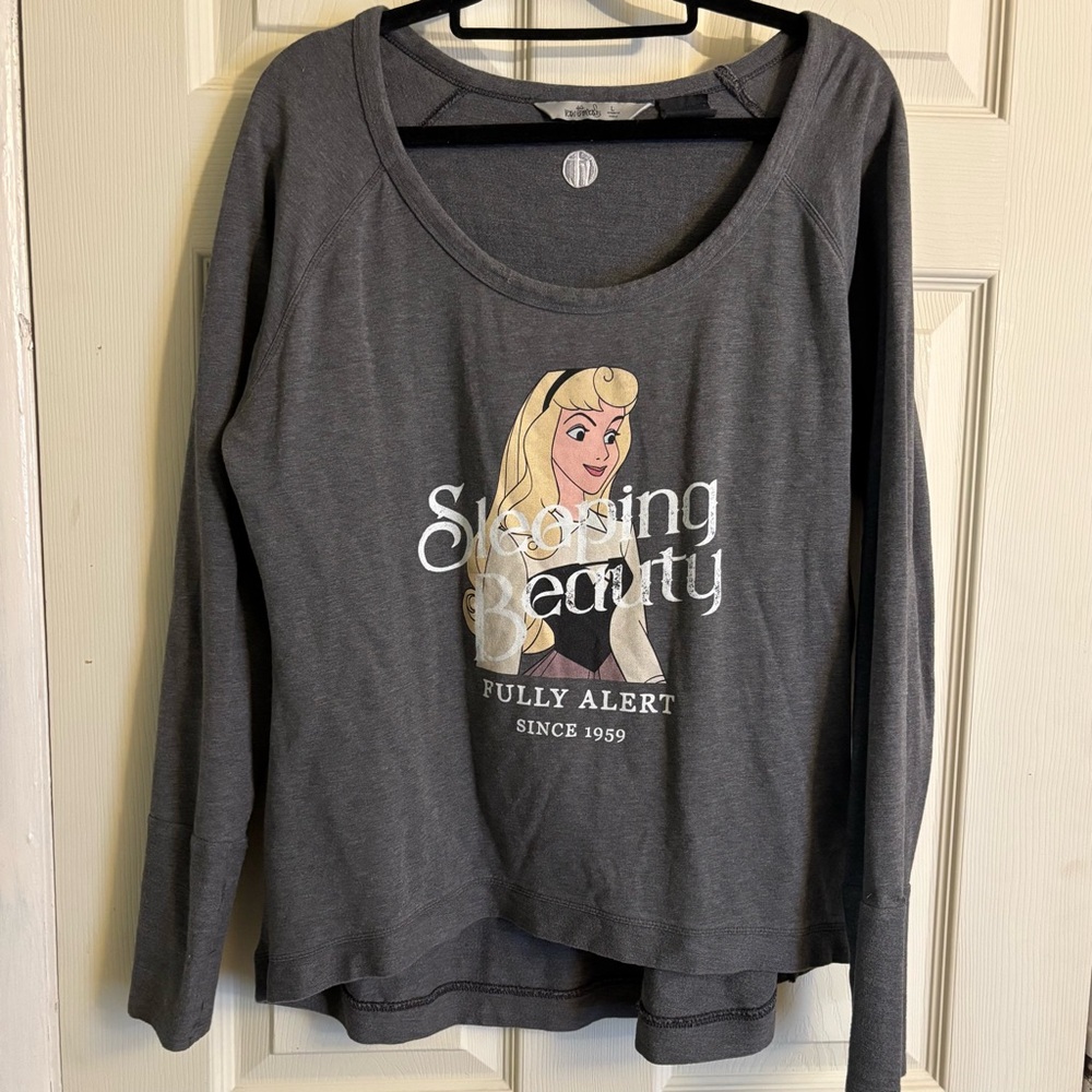 Sleeping Beauty Disney Charcoal Long Sleeve Top